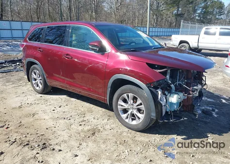 2016 Toyota Highlander Le Plus V6 из США, поврежденный, VIN 5TDBKRFHXGS255573
